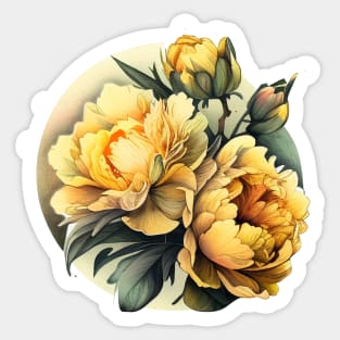 Yellow Flower Sticker